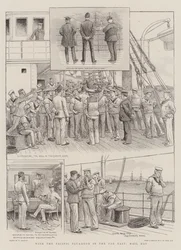 With the Pacific Squadron in the Far East, Mail Day